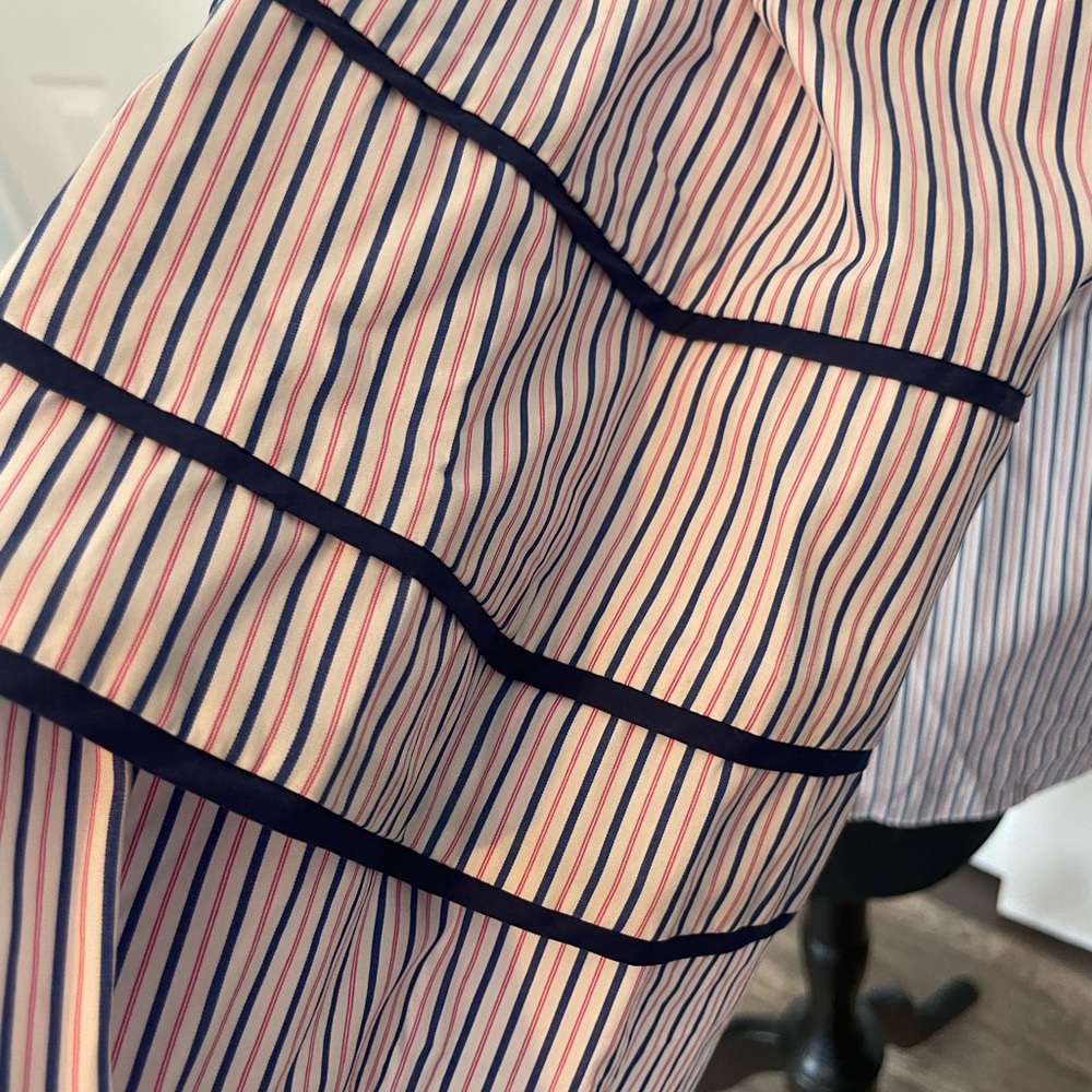 Parker Striped Off-Shoulder Women's Top M - Picture 3 of 5